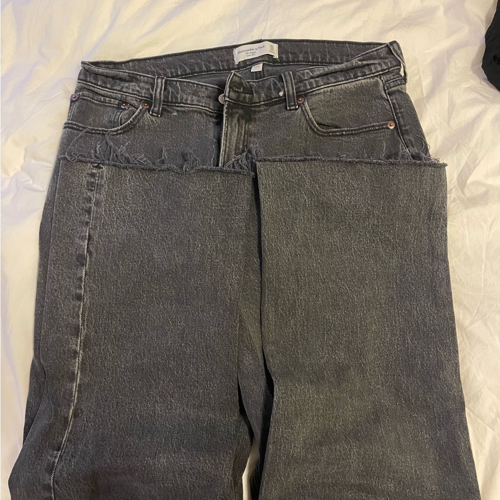 Abercrombie & Fitch Gray Women's Jeans